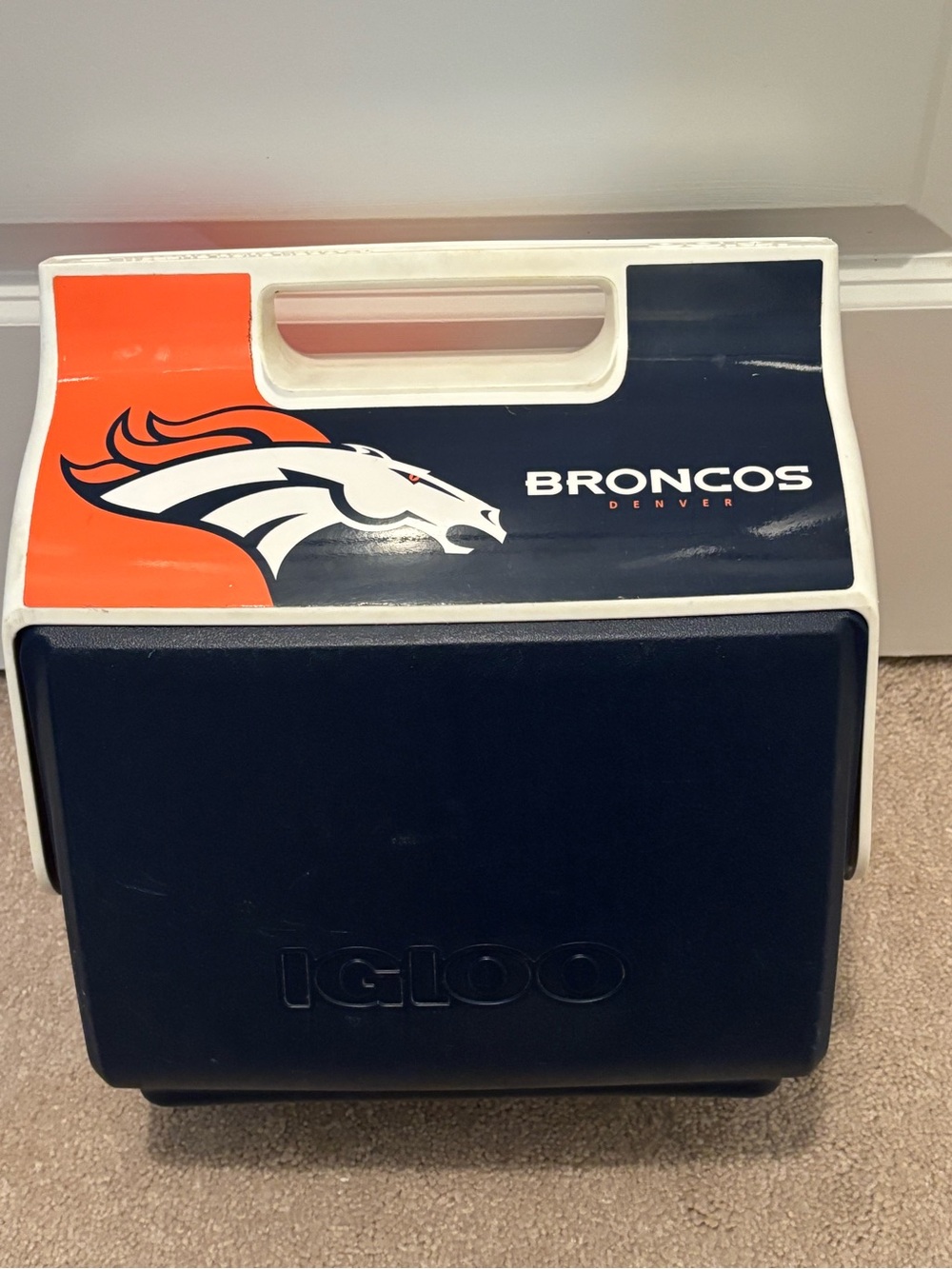 Little Playmate Igloo Denver Broncos Team Cooler Limited Edition 7qt NFL